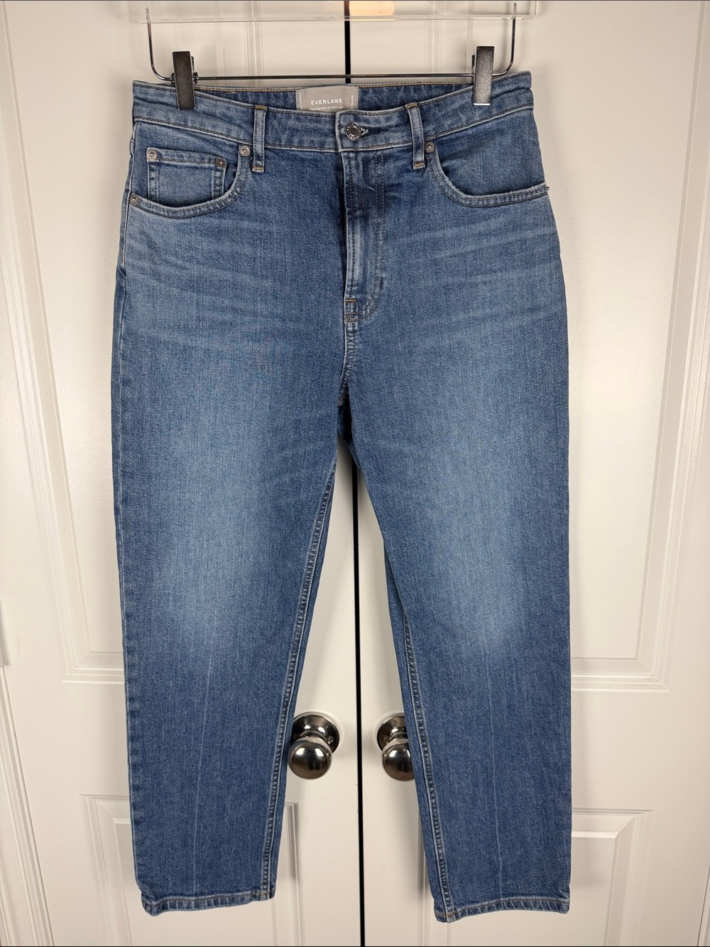 Everlane High Rise Straight Leg Jeans - Picture 2 of 9